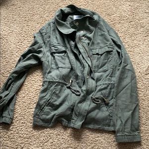 Green army jacket